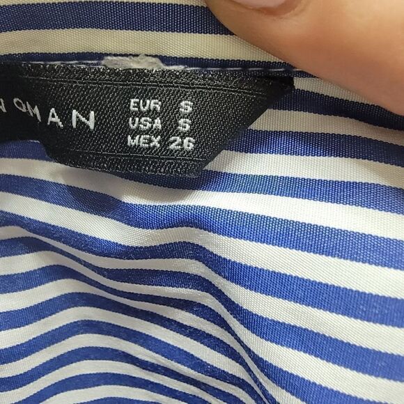 Zara Women Button Down Top With Floral Embroidery. Size S. - Picture 7 of 7